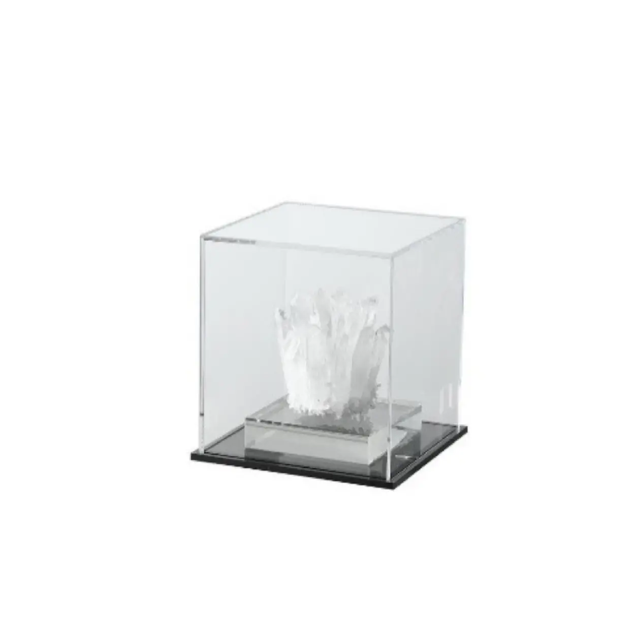 ESCULTURA CRYSTAL CLUSTER BLANCO